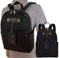 MARC JACOBS | Unisex Nylon Street Style A4 Plain Logo -Fashion Store org 51