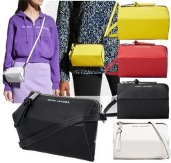 MARC JACOBS | Unisex 2WAY Plain Leather PVC Clothing Crossbody Bag -Fashion Store org 693