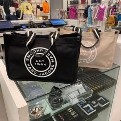 MARC JACOBS | Unisex Canvas A4 Plain Leather Logo Totes 18 MARC JACOBS | Unisex Canvas A4 Plain Leather Logo Totes -Fashion Store org 751