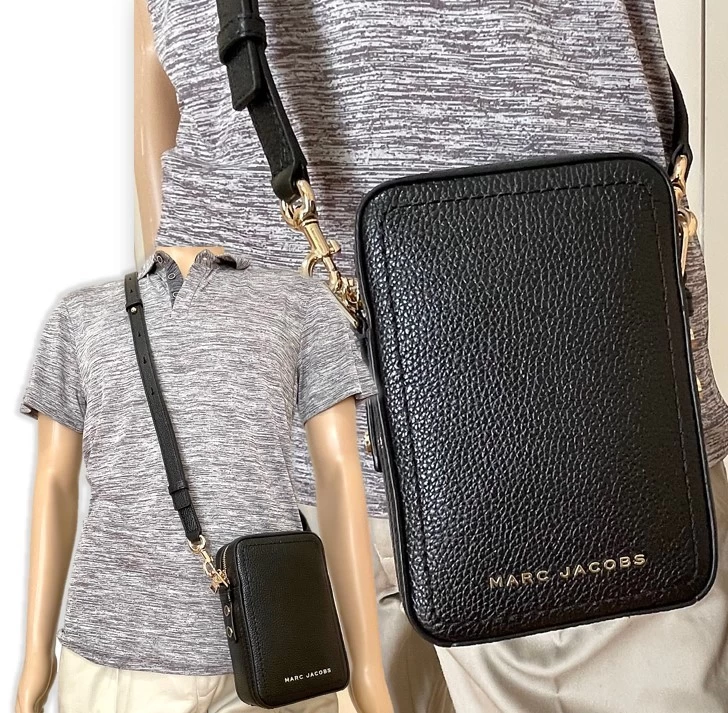 MARC JACOBS | Unisex 2WAY Plain Leather Crossbody Bag Small Shoulder Bag 19 MARC JACOBS | Unisex 2WAY Plain Leather Crossbody Bag Small Shoulder Bag - Image 17