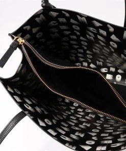MARC JACOBS | Unisex A4 Plain Leather Logo Totes -Fashion Store org 778