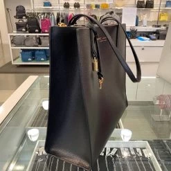 MARC JACOBS | Unisex A4 Plain Leather Logo Totes -Fashion Store org 780