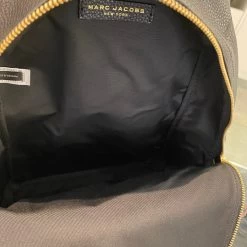MARC JACOBS | Unisex A4 Plain Leather Logo Backpacks -Fashion Store org 788