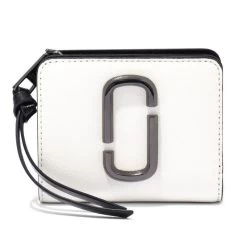 MARC JACOBS | Calfskin Bi-color Plain Leather Folding Wallet Small Wallet