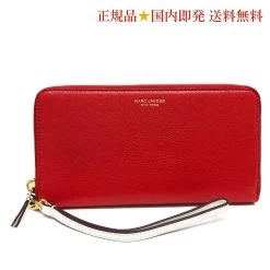 MARC JACOBS | Bi-color Plain Leather Long Wallet Long Wallets