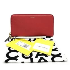 MARC JACOBS | Bi-color Plain Leather Long Wallet Long Wallets -Fashion Store org 862