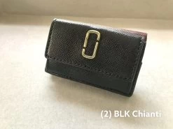 MARC JACOBS | Marc Jacobs Leather Unisex THE SNAPSHOT MINI TRIFOLD WALLET -Fashion Store org 903