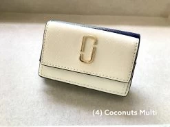 MARC JACOBS | Marc Jacobs Leather Unisex THE SNAPSHOT MINI TRIFOLD WALLET -Fashion Store org 909