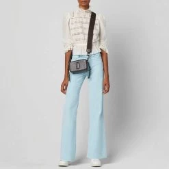 MARC JACOBS | Casual Style 2WAY Plain Leather Crossbody Logo -Fashion Store org 933