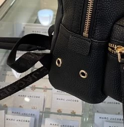 MARC JACOBS | Unisex Plain Leather Logo Outlet Backpacks -Fashion Store org 94