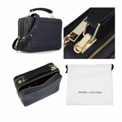 MARC JACOBS | Casual Style Plain Leather Party Style Crossbody Logo -Fashion Store org 956